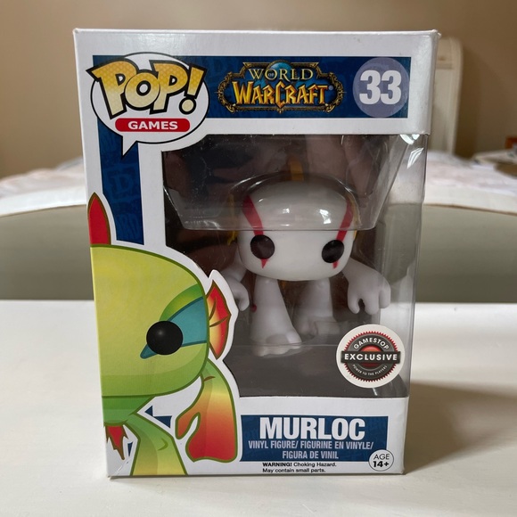 Funko Other - Funko POP! Games World Of Warcraft- Murloc #33 Vinyl Figure White
